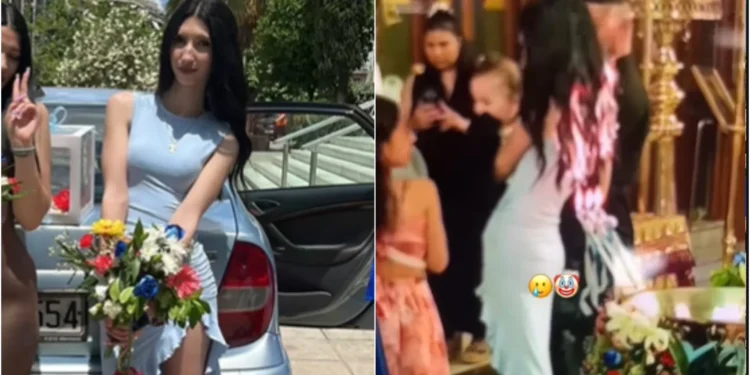 Νονά άρπαξε φωτιά στη βάφτιση και συγκέντρωσε πάνω από 1,6 εκατ. προβολές στο TikTok