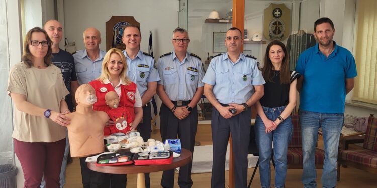Εκπαίδευση πρώτων βοηθειών στην Διεύθυνση Αστυνομίας Πέλλας