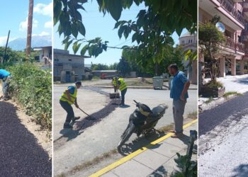 Συνεχίζονται οι παρεμβάσεις ασφαλτόστρωσης σε Κοινότητες του Δήμου Αλμωπίας