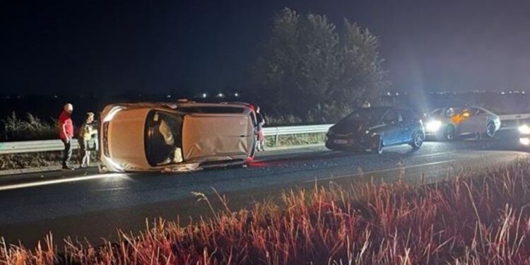 Τραγωδία στην Εγνατία Οδό: Ένας νεκρός και πολλοί τραυματίες σε καραμπόλα οχημάτων στο Κλειδί