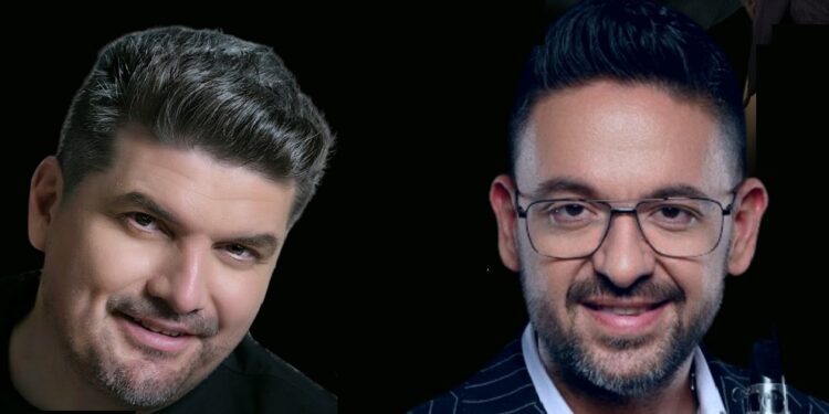 Γιάννης Καψάλης και Μάκης Τσίκος στην Κρύα Βρύση