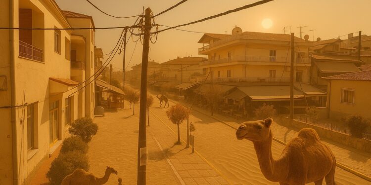 Αριδαία ή Σαχάρα; Οι πρώτες… καμήλες εντοπίστηκαν στον πεζόδρομο της πόλης!