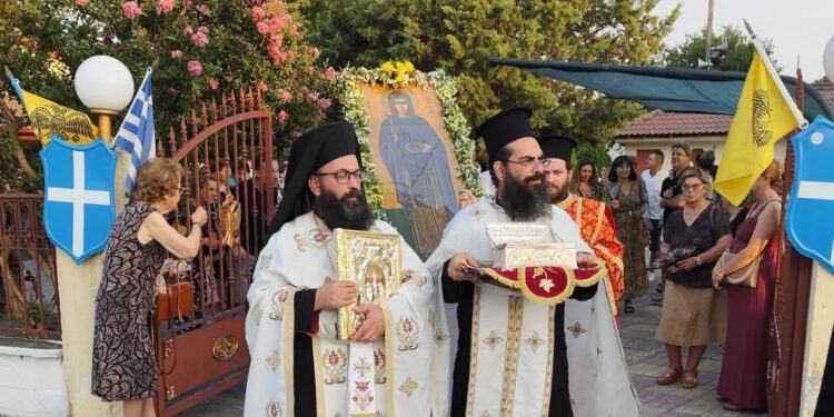 Λαμπροί εορτασμοί για την Αγία Παρασκευή στη Χρύσα Αλμωπίας