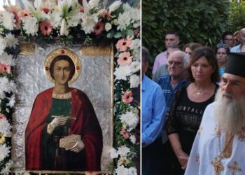 Λαμπρός ο εορτασμός του Αγίου Παντελεήμονα στο Αρσένι Σκύδρας