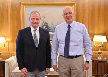 Συνάντηση του Δ. Σταμενίτη με τον Υπουργό Εθνικής Άμυνας Ν. Δένδια