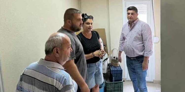 Επίσκεψη του Δημάρχου Πέλλας Στ. Φουντουκίδη στην Κοινότητα Αθύρων – Παρακολούθηση εργασιών και καταγραφή προβλημάτων