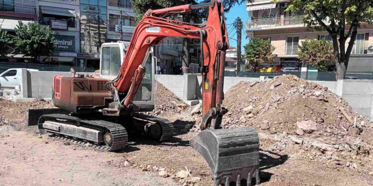 Σε εξέλιξη οι εργασίες για τη μεγάλη αστική ανάπλαση των Γιαννιτσών – Αλλάζει όψη η πλατεία Γκ. Γιώτα