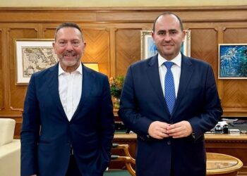 Συνάντηση του Λ. Βασιλειάδη με τον Διοικητή της Τράπεζας της Ελλάδος Γ. Στουρνάρα