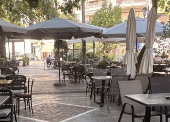 Χωρίς επαρκή φωτισμό η κεντρική πλατεία της Αριδαίας