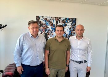 Συνάντηση Γ. Σούδη και Μ. Δημητριάδη με τον Γραμματέα της Πολιτικής Επιτροπής της ΝΔ Κ. Σκρέκα