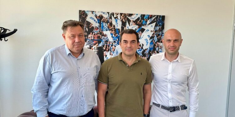 Συνάντηση Γ. Σούδη και Μ. Δημητριάδη με τον Γραμματέα της Πολιτικής Επιτροπής της ΝΔ Κ. Σκρέκα