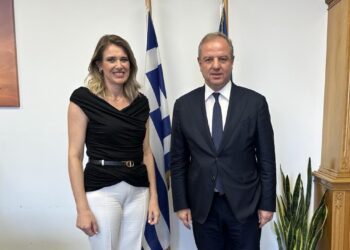 Συνάντηση Δ. Σταμενίτη με την Υφυπουργό Εργασίας και Κοινωνικής Ασφάλισης – Στο επίκεντρο τα ασφαλιστικά ζητήματα των αγροτών