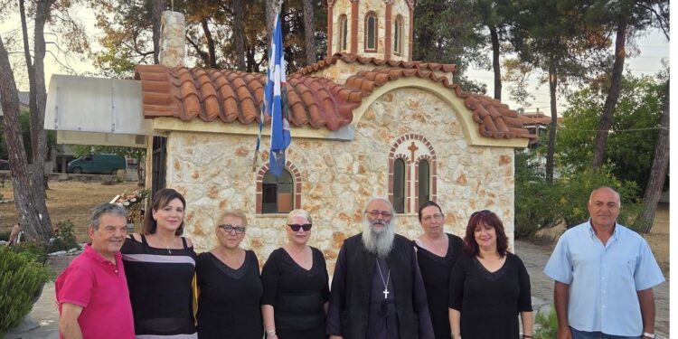 Μεγάλη συμμετοχή στον Εσπερινό της Αγίας Κυριακής στο Ριζό Σκύδρας