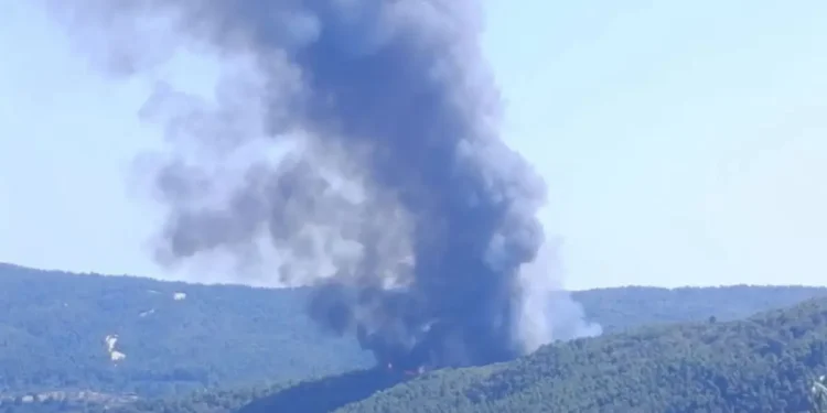 Φωτιά στη Βουρβουρού Χαλκιδικής – Μήνυμα από το 112 «αν βρίσκεστε στην περιοχή απομακρυνθείτε προς Νικήτη»