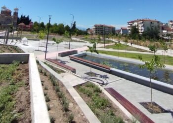 Ολοκληρώνεται το έργο της ανάπλασης του πάρκου Αγίας Παρασκευής Γιαννιτσών