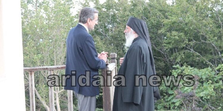 Τη στήριξη της Μονής Αγίου Ιλαρίωνος Προμάχων αντί στεφάνων στην μνήμη της κόρης του, ζητά ο Αντώνης Σαμαράς