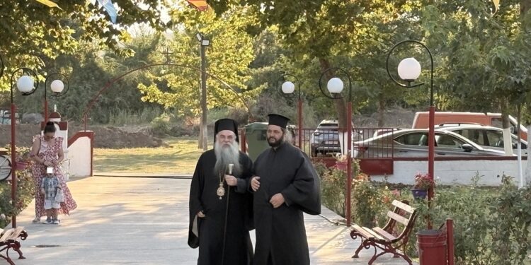 Στη Χρυσή ο Θεοφιλέστατος Επίσκοπος Αλμωπίας κ.κ. Στέφανος