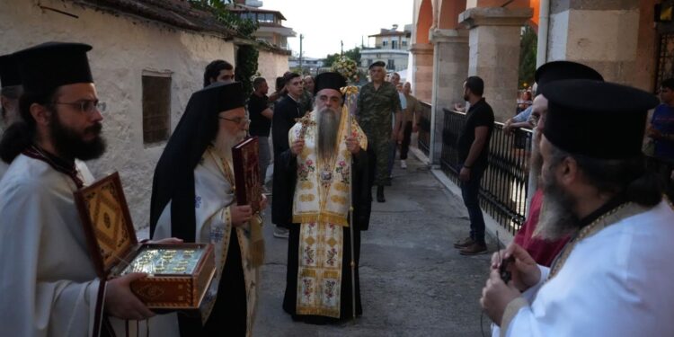 Η Κοίμησις της Θεοτόκου στον ιστορικό ναό των Γιαννιτσών