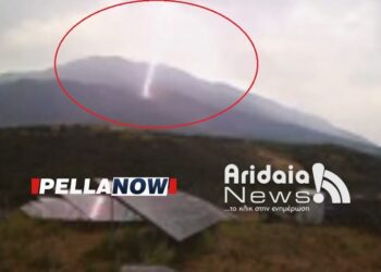 Ο κεραυνός που είχε «χτυπήσει» το όρος Πάικο τον Ιούλιο του 2024 – Ένα αποκλειστικό βίντεο με χιλιάδες views