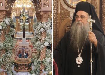 Προσκύνηση του λειψάνου της Αγίας Ελένης στον Ι.Ν. Αγίων Κωνσταντίνου και Ελένης Γιαννιτσών