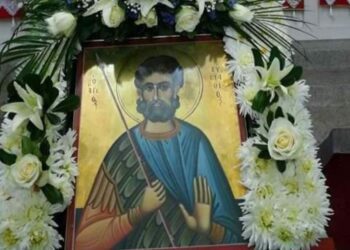 Πανηγυρίζει ο Ι.Ν. Αγίου Ευσταθίου στον Μεγαπλάτανο Αλμωπίας