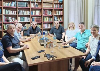 Τον Δήμαρχο Αλμωπίας υποδέχτηκε ο Μορφωτικός Σύλλογος Εξαπλατάνου «Μενέλαος Λουντέμης»