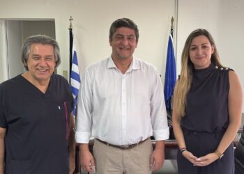 Συνάντηση του Δημάρχου Πέλλας με τη νέα Αν. Διοικήτρια της Νοσοκομειακής Μονάδας Γιαννιτσών