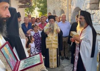 Η Ανάμνηση του εν Χωναίς Θαύματος στην Ιερά Μονή Αρχαγγέλου Μιχαήλ Αλμωπίας