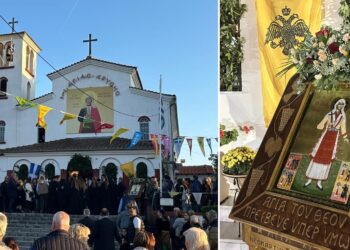 Λαμπροί εορτασμοί για την Αγία Χρυσή στη Χρυσή Αλμωπίας