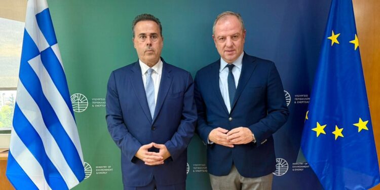 Συνάντηση του Δ. Σταμενίτη με τον Υπουργό Περιβάλλοντος και Ενέργειας