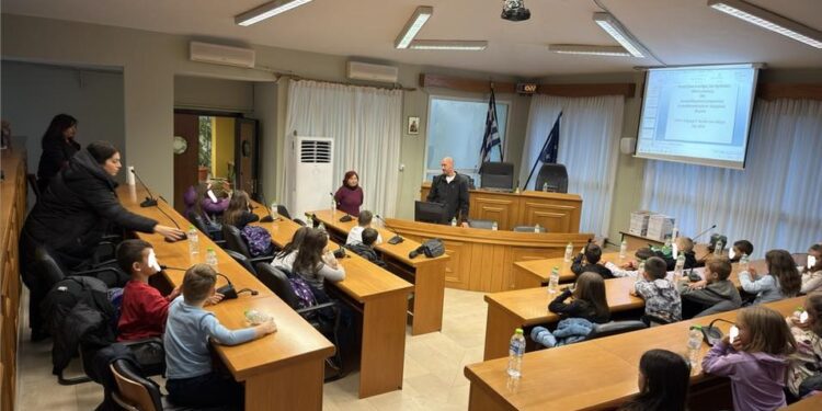 Ενημέρωση μαθητών του 4ου Δημοτικού Σχολείου Αριδαίας για τον εθελοντισμό και τη φιλοζωία