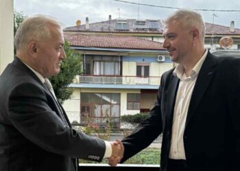 Συνάντηση του Δημάρχου Αλμωπίας Ν. Παρούτογλου με τον Πρόεδρο της ΚΕΔΕ Λ. Κυρίζογλου