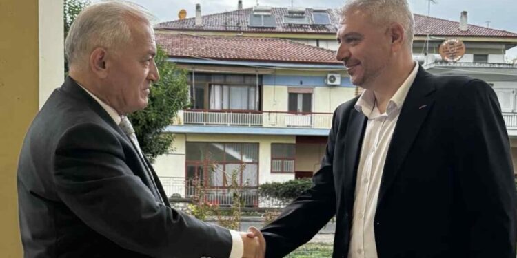 Συνάντηση του Δημάρχου Αλμωπίας Ν. Παρούτογλου με τον Πρόεδρο της ΚΕΔΕ Λ. Κυρίζογλου