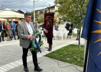 Ο Δήμαρχος Στ. Φουντουκίδης τίμησε την Ημέρα Μακεδονικού Αγώνα στην Πέλλα