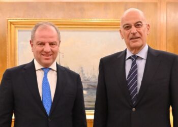 Συνάντηση του Δ. Σταμενίτη με τον Υπουργό Άμυνας Ν. Δένδια για την κατασκευή στρατιωτικής γέφυρας στο Αρσένι Σκύδρας