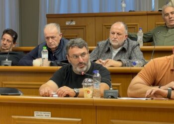 Ενημέρωση του Αντιδημάρχου Καθημερινότητας Γ. Θεολόγου στο Δημοτικό Συμβούλιο Αλμωπίας