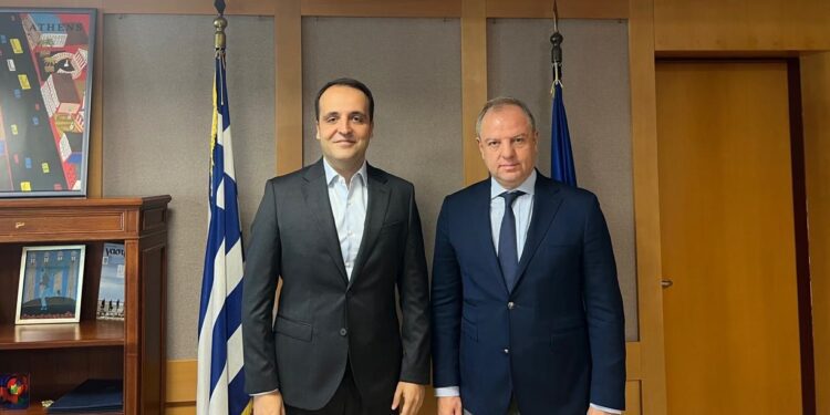 Συνάντηση Δ. Σταμενίτη με τον Υφυπ. Ψηφιακής Διακυβέρνησης για ζητήματα λειτουργίας των Κτηματολογικών Γραφείων στην Πέλλα