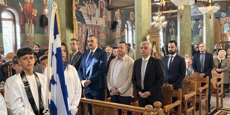 «Τη υπερμάχω στρατηγώ…»: Ρίγη συγκίνησης στην Δοξολογία για την 28η Οκτωβρίου στην Αριδαία