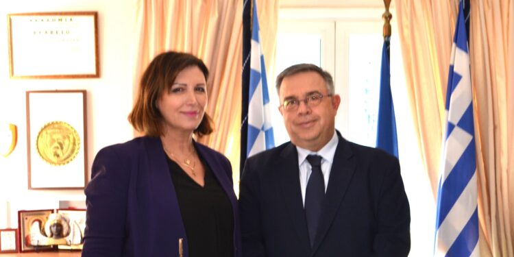 Συνάντηση της Δημάρχου Σκύδρας Κ. Ιγνατιάδου με τον Γραμματέα της Αποκεντρωμένης Διοίκησης Μακεδονίας – Θράκης Δ. Γαλαμάτη