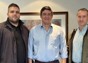 Εποικοδομητική συνάντηση εργασίας του Δημάρχου Πέλλας Στ. Φουντουκίδη με τον Πρόεδρο της Κοινότητας Αθύρων