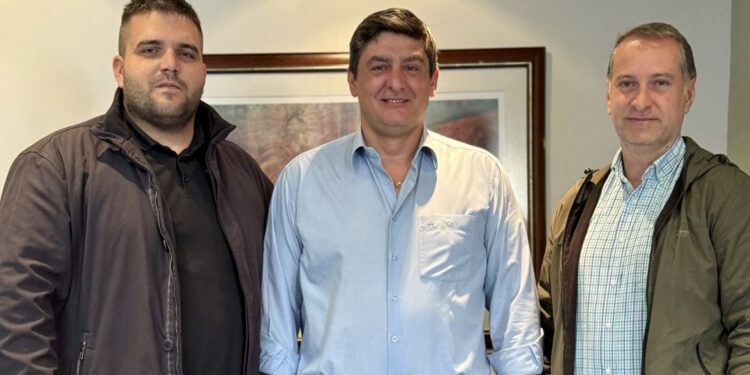 Εποικοδομητική συνάντηση εργασίας του Δημάρχου Πέλλας Στ. Φουντουκίδη με τον Πρόεδρο της Κοινότητας Αθύρων