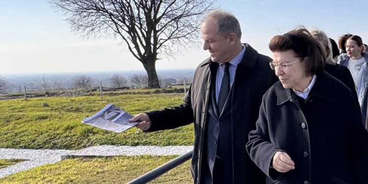 Στα εγκαίνια του Αρχαιολογικού χώρου του Ανακτόρου της Αρχαίας Πέλλας ο Δ. Σταμενίτης