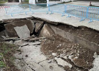 Κατάρρευση πλάκας σε πλακοσκεπή χείμαρρο στα Γιαννιτσά – Άμεση κινητοποίηση του Δήμου Πέλλας