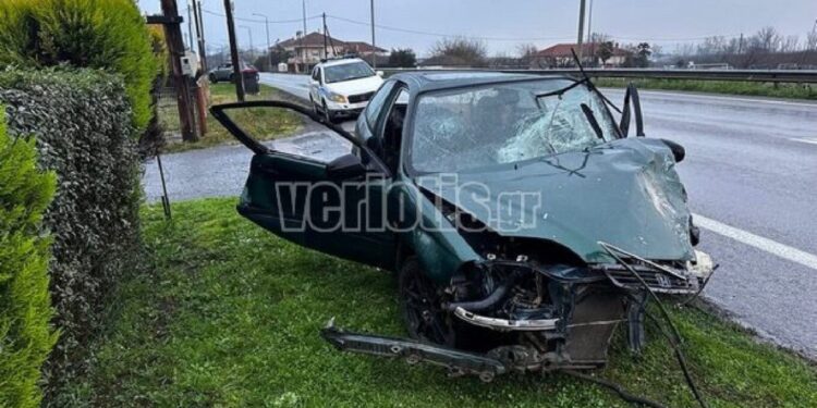 Τροχαίο δυστύχημα με νεκρό έναν 20χρονο στην Ημαθία