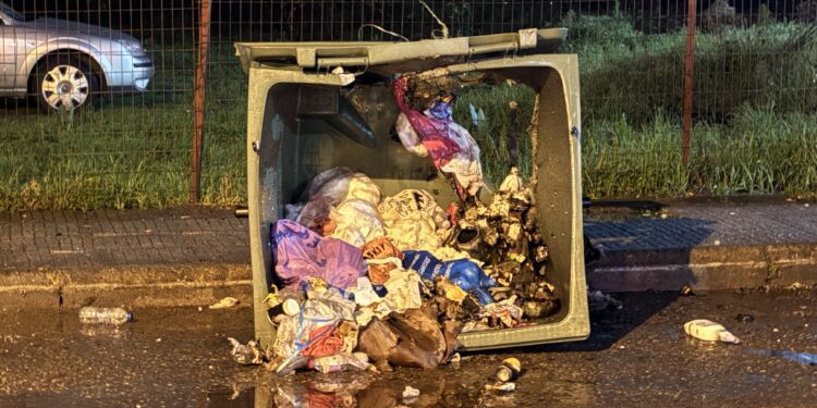 Αριδαία: Αποκαρδιωτική εικόνα στο κέντρο της πόλης το πρωί της Κυριακής