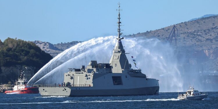 Η Ελλάδα υποδέχθηκε την πρώτη φρεγάτα Belharra, «Κίμων»