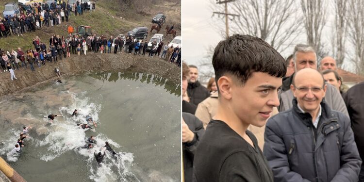 Αριδαία: Με λαμπρότητα και κατάνυξη τελέστηκαν τα Θεοφάνεια – Ποιος έπιασε τον σταυρό