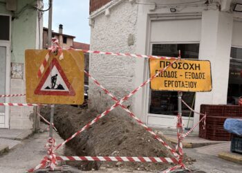 Αριδαία: Προχωρά στο κέντρο το έργο της ύδρευσης