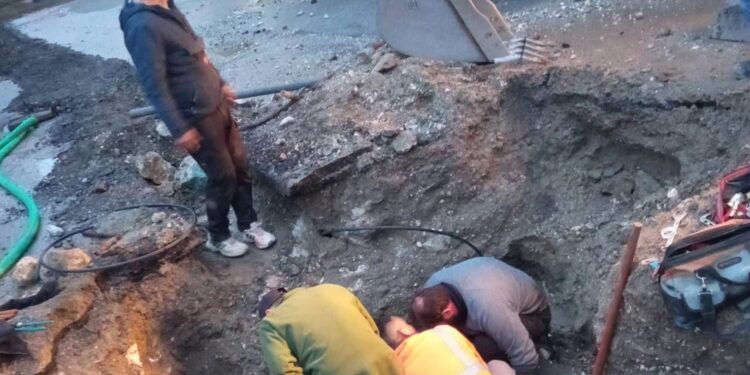 Αριδαία: Πολύωρη διακοπή νερού – Συνεχίζονται οι εργασίες αποκατάστασης