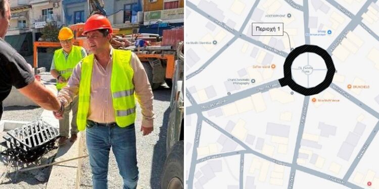 Γιαννιτσά: Κλείσιμο δρόμων περιμετρικά της πλατείας Γκόνου Γιώτα λόγω εργασιών ασφαλτοστρώσεων